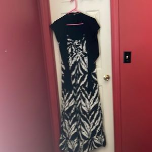 Fun print summer dress. Wear with or without the jacket piece